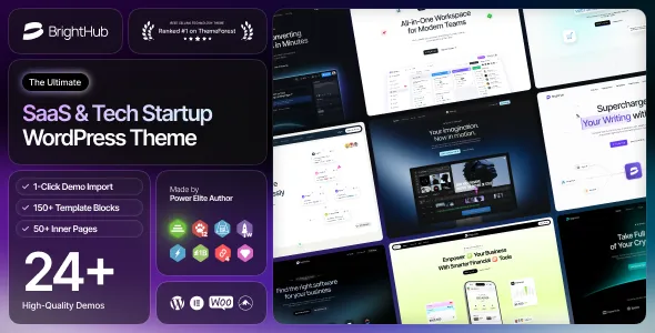 دانلود قالب BrightHub