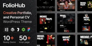 دانلود قالب FolioHub
