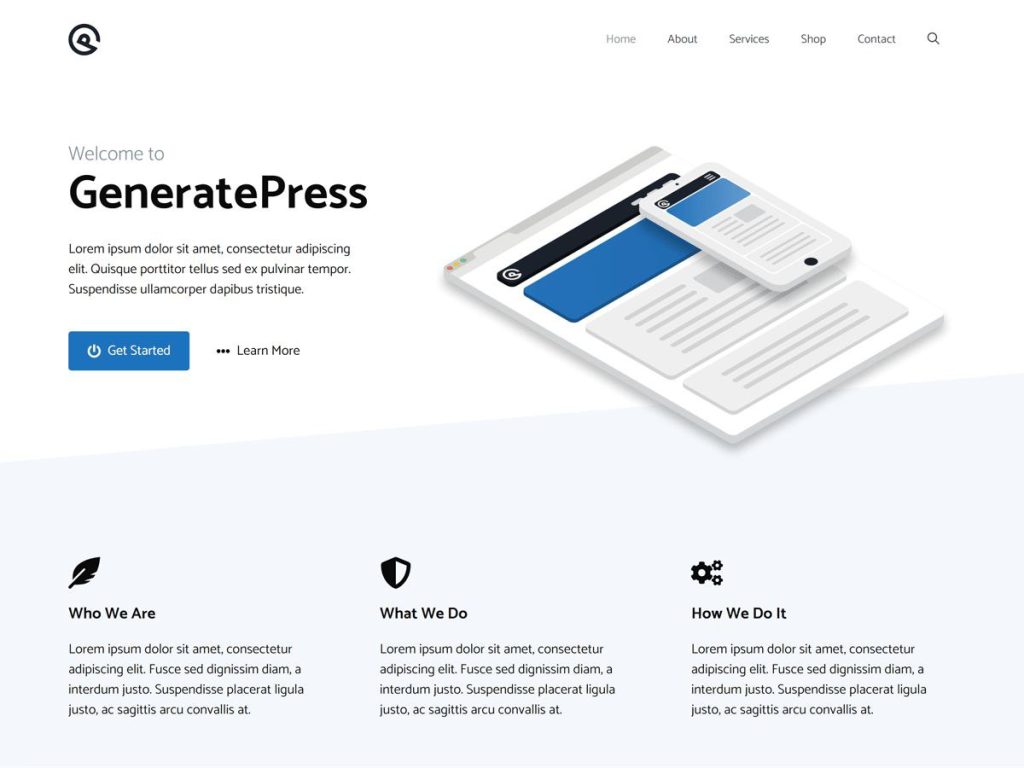 دانلود قالب Generatepress وردپرس