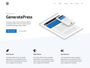 دانلود قالب Generatepress وردپرس