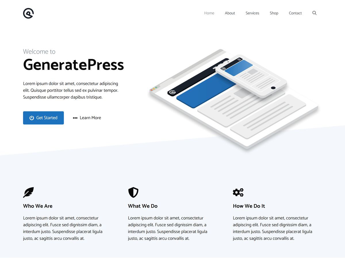 دانلود قالب Generatepress وردپرس